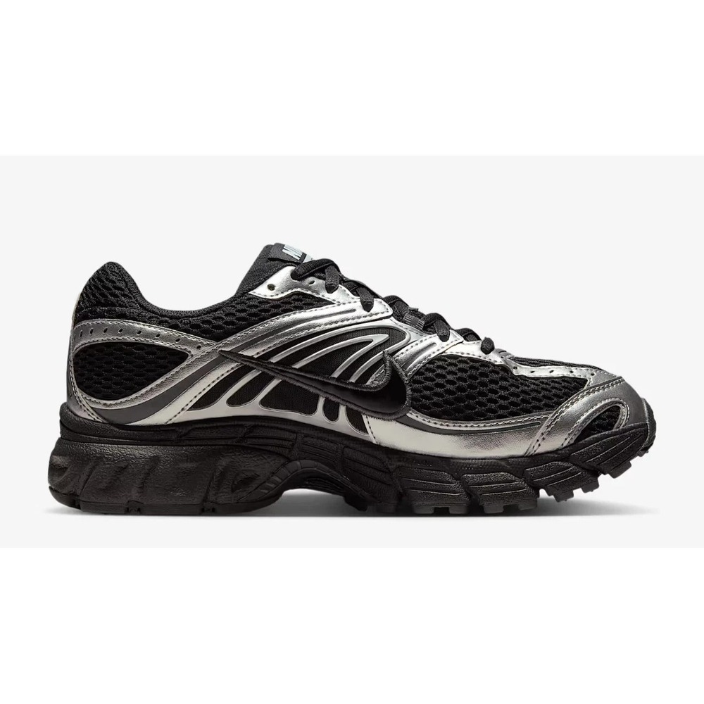 Womens Size 7 -Nike Air Max Moto 2K Black Metallic Silver Shoes HQ2056-007 NEW